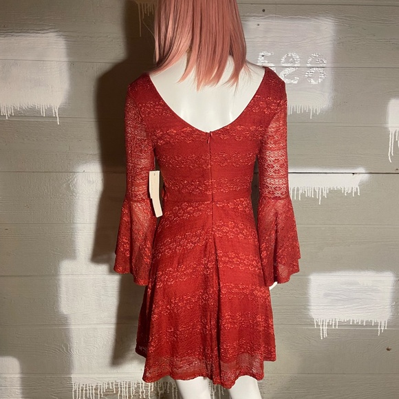 AS U WISH Red Dress - Picture 4 of 5